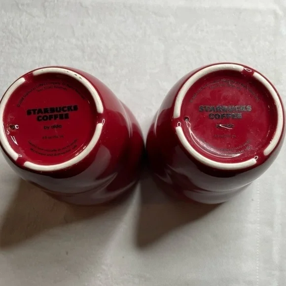 Vintage 2008 Starbucks by Aida Handleless Mugs, Set of 2 - Picture 4 of 4